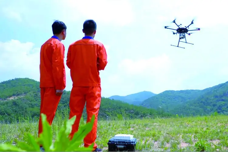 碧江无人机倾斜摄影巡检拍摄